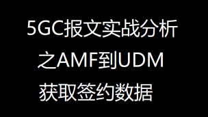 5GC报文实战分析系列之AMF到UDM获取签约数据