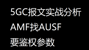 5GC报文实战分析系列之AMF找AUSF要鉴权参数