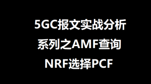 5GC报文实战分析系列之AMF查询NRF选择PCF